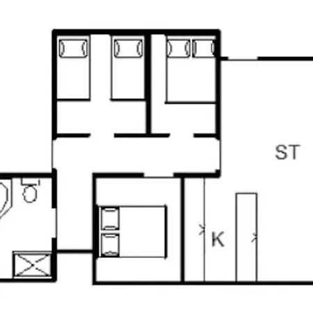 Tranquil Oasis In Rindby Hébergement de vacances Fanø